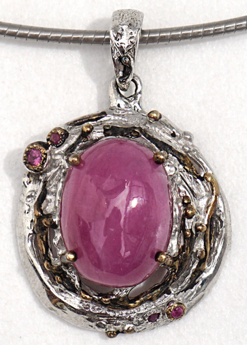 Ruby Crafted Pendant